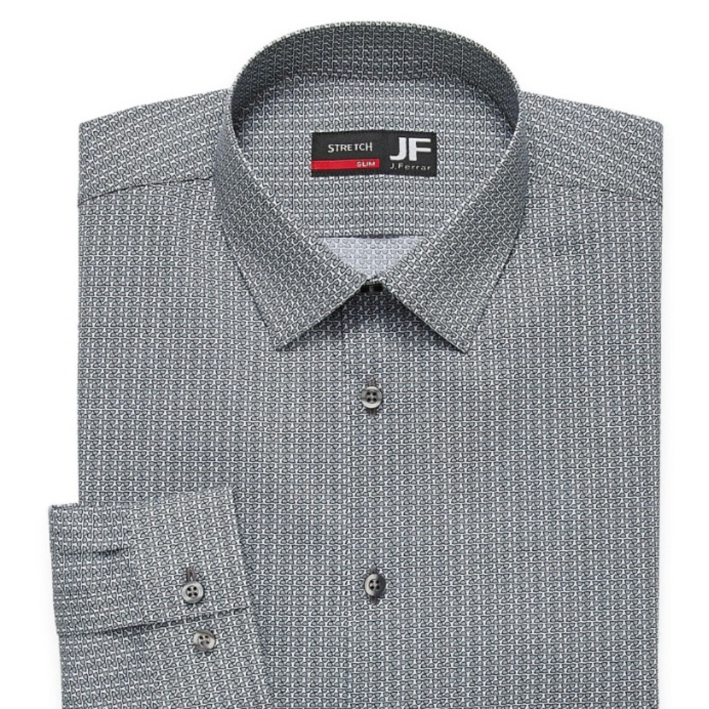 NWT JF J.Ferrar - Slim Mens Stretch Dress Shirt